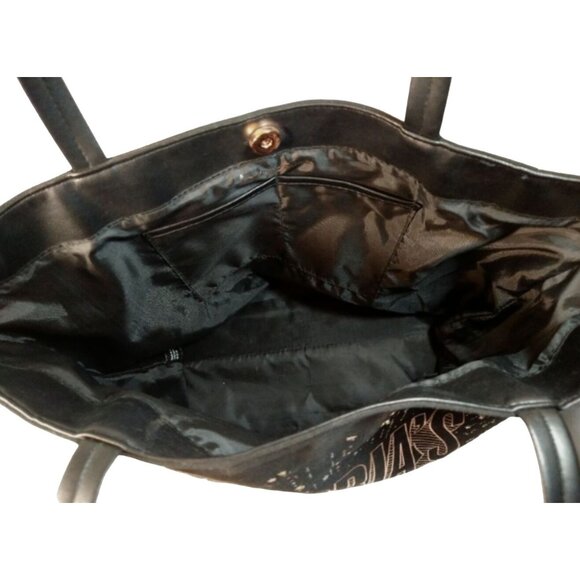 Victoria Secret Black Love Star Celestial Tote NEW W/ $58 Tags - Picture 4 of 6
